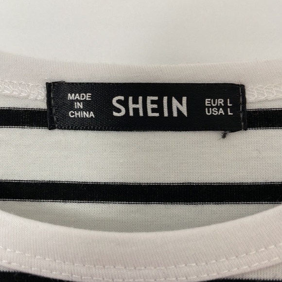 Shein Striped Tee - Picture 2 of 3